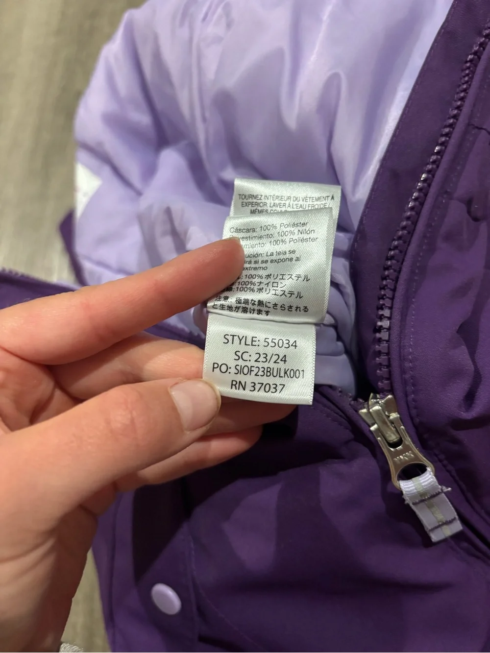 Obermeyer Snoverall Snowpants Pants Toddler Girls Purple Size 6